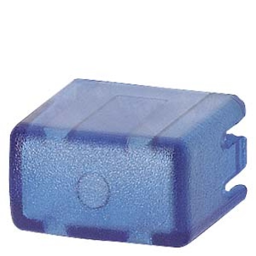 Set of caps for pushbutton 5TE48 set with 5x each bluetransparent