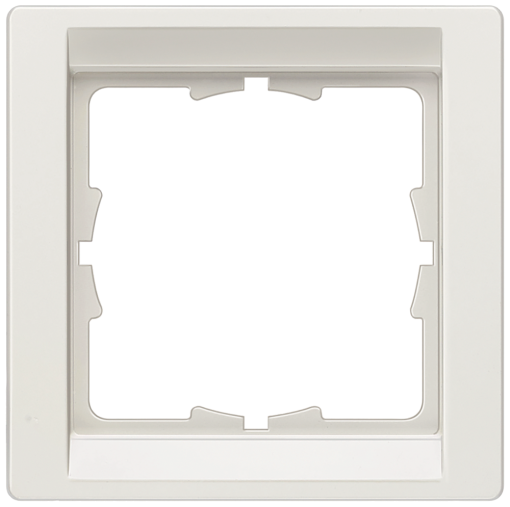 DELTA style titanium white intermediate frame for installation of 51x51mm dev