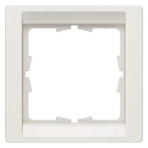 DELTA style titanium white intermediate frame for installation of 51x51mm dev