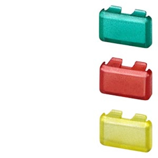 Cap set for pushbutton 5TE48 and light indicator 5TE59 set with 1x redyello