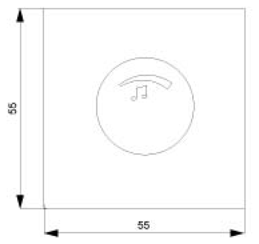 DELTA isystem volume controller mono titanium white 3W 27 ohm