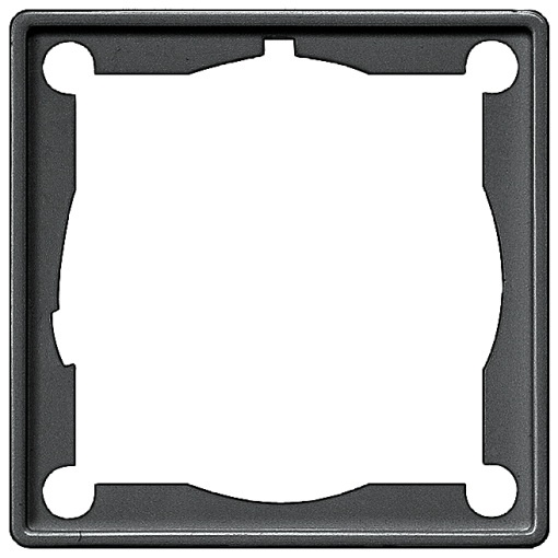 DELTA isystem intermediate frame for 51x51mm devices carbon metallic