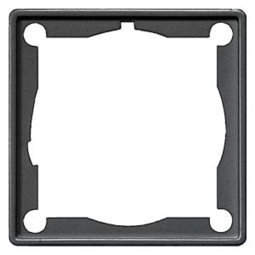 DELTA isystem intermediate frame for 51x51mm devices carbon metallic