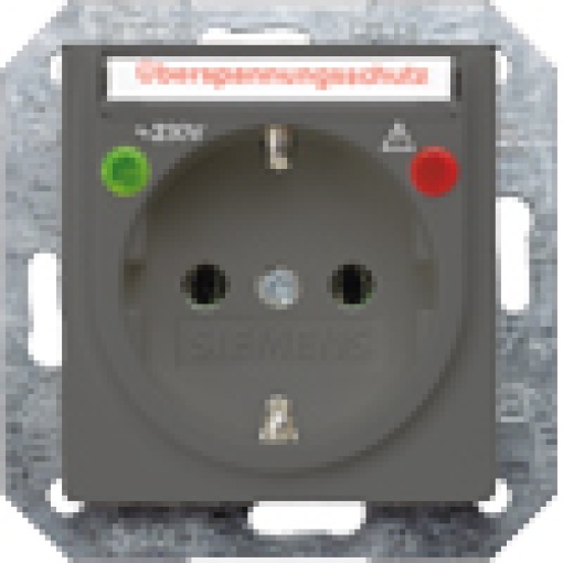 DELTA isystem socket outlet with labeling fieldovervoltage protfunction i