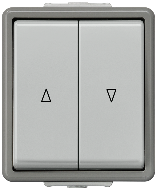 DELTA fläche IP44 surfacem shutterblind pushbutton with elec interlock an