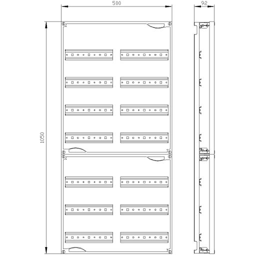 ALPHA 400 DIN quickassembly kit for modular installation devices