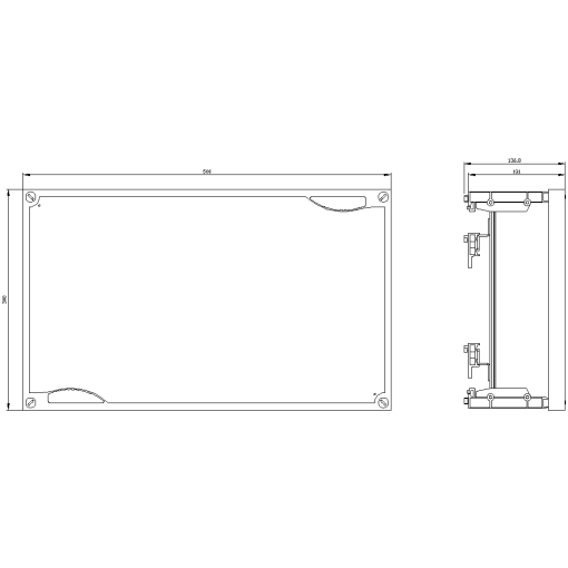 ALPHA 400630 DIN assembly kit terminal blocks with terminal strip front c
