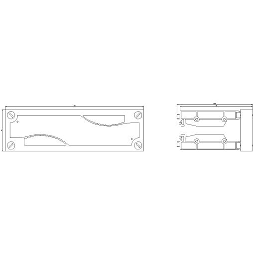ALPHA 400630 DIN reserve section cover kit with support H75 W250