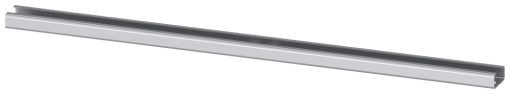 ALPHA 630 DIN cable clamping rail W500