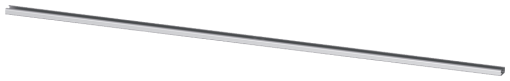 ALPHA 630 DIN cable clamping rail W1250