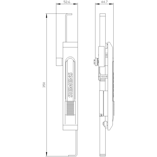ALPHA locking system for cabinetheight doors