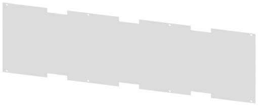 ALPHA mounting panel W 250 mm H 1000 mm cabinetheight without