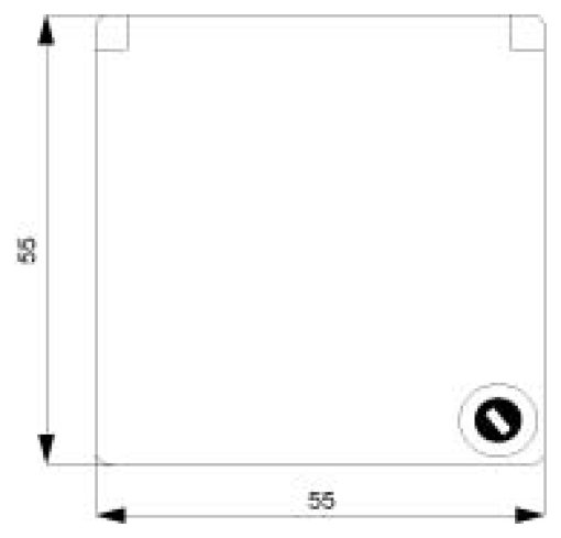 DELTA isystem socket outlet with hinged lid incr touch protection and lock