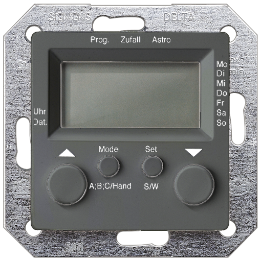 DELTA isystem shutterblind control Comfort complete unit carbon metallic