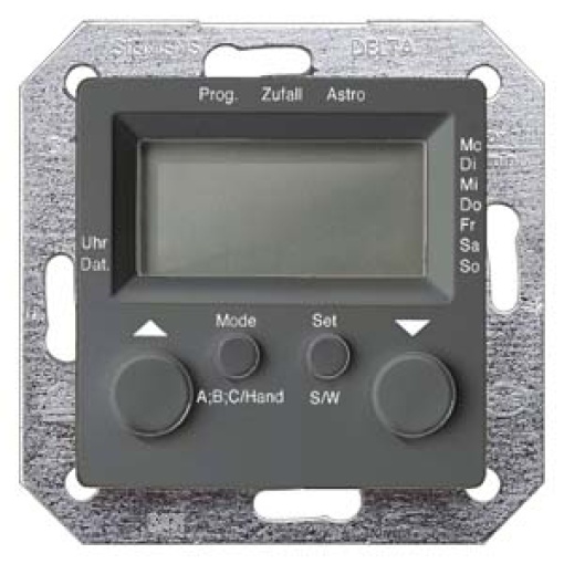 DELTA isystem shutterblind control Comfort complete unit carbon metallic