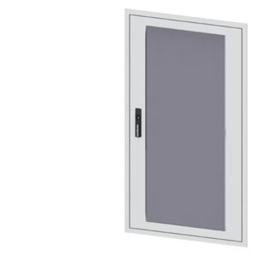 transparent door with masking frame for flush mounting simple version Heigh