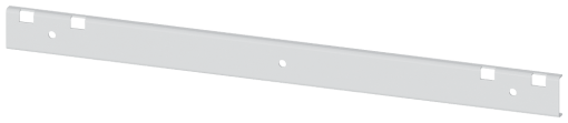 ALPHA 160400 DIN wallmounting rail L500 mm