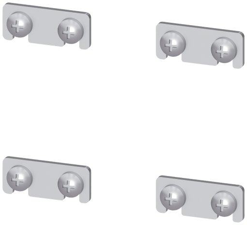 ALPHA 630 DIN connecting plate for stays depth250320 mm 1 set  4 units