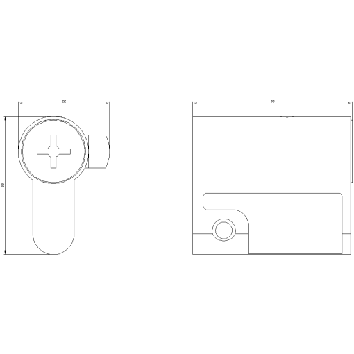 ALPHA profile semicylinder with Senat tumbler