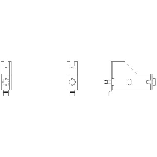 ALPHA 630 DIN support for DIN rail sheet steel 1 set20 carriers 10x left