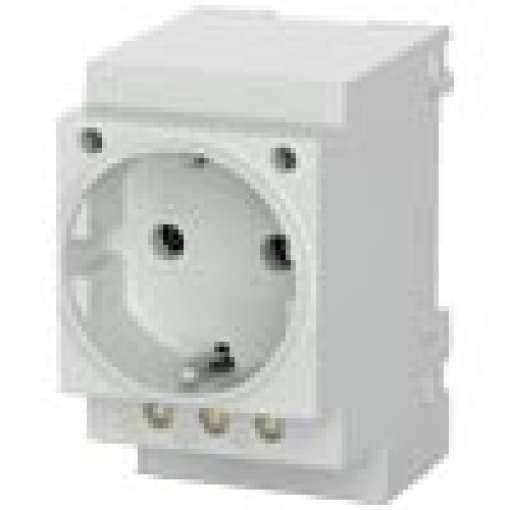 SCHUKO socket outlet 16 A acc to DIN VDE 0620 for installation in distributi