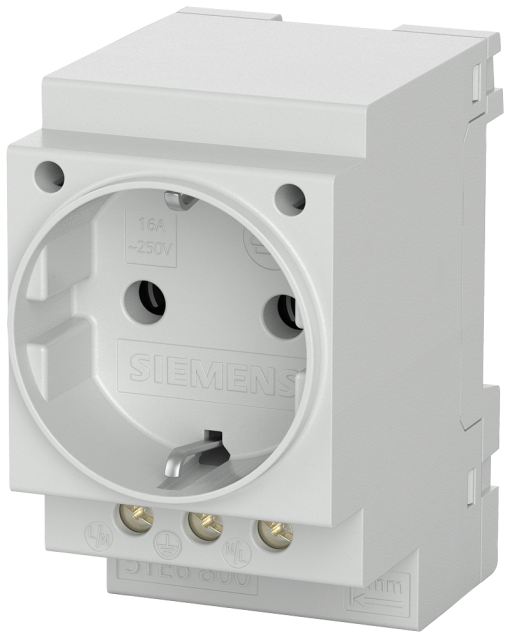 SCHUKO socket outlet 16 A acc to DIN VDE 0620 for installation in distributi