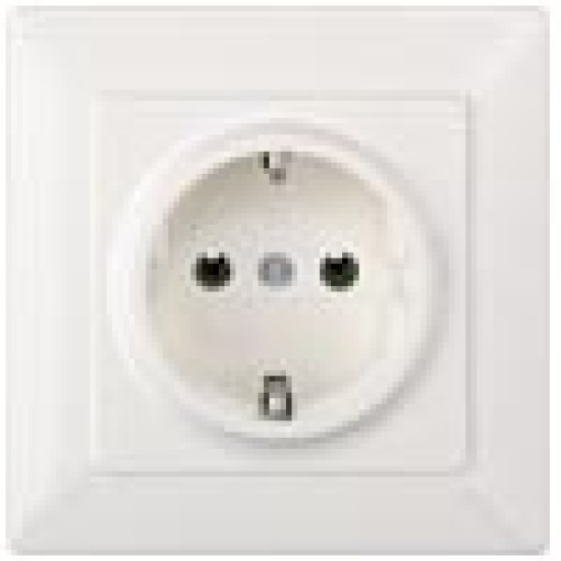 DELTA line cover plate solid plate 80x 80mm titanium white without insert
