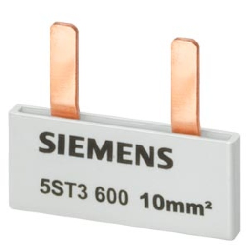 Pin busbar 10 mm² connection 2 x 1phase safe to touch