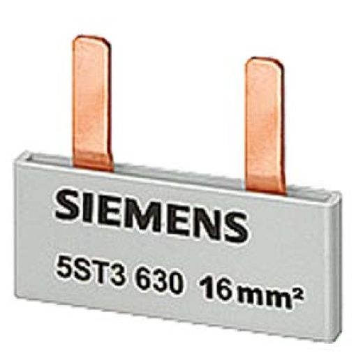 Pin busbar 16 mm² connection 6 x 1phase safe to touch