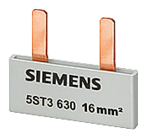Pin busbar 16 mm2 connection 6x 1phaseAUXFS fingersafe