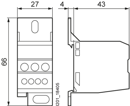 Distribution block 1pole 80 A 690V Input 1x 16 mm2 Output 8x 10 mm2 for 