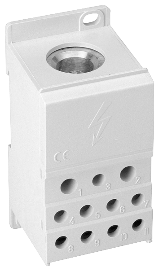 Distribution block 1pole 400 A 690V Input 1x 95185 mm2 Output 2x2525