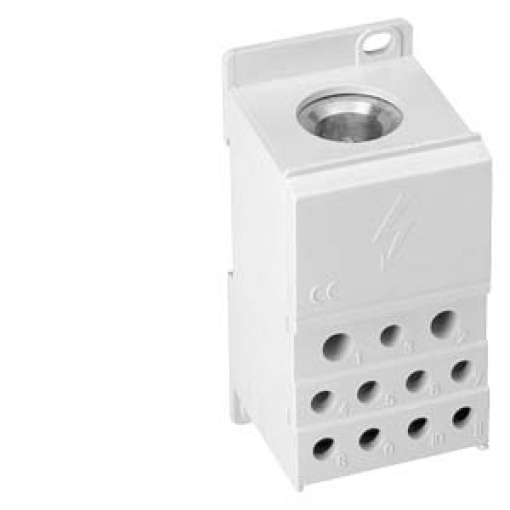 Distribution block 1pole 400 A 690V Input 1x 95185 mm2 Output 2x2525