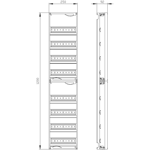 ALPHA 400 DIN quickassembly kit for modular installation devices
