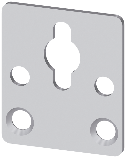 ALPHA DIN cabinet mounting lug straight IP43IP55 1 set  4 units