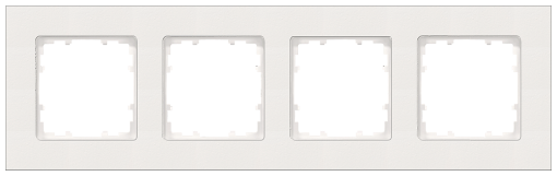 DELTA miro plastic titanium white frame quadruple