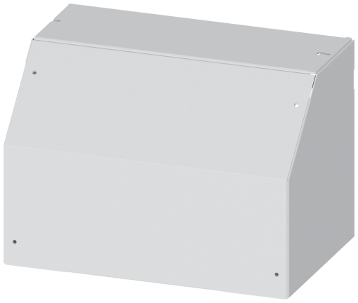 ALPHA 630 Universal Marshaling duct RAL7035 W300 complete with cover end 