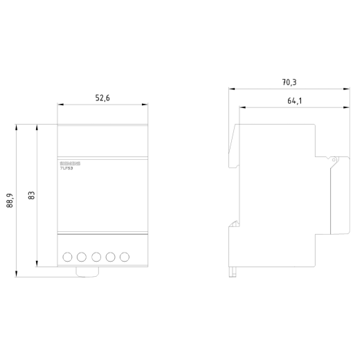 Synchronous time switch week 1 CO contact 230 V50 Hz 3 MW