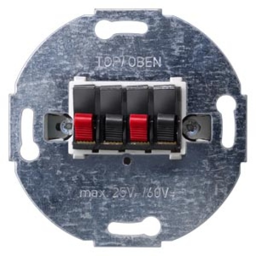 DELTA loudspeaker connection socket double 25V AC 60V DC