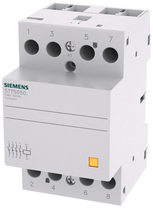 INSTA contactor with 4 NO contacts contact for 230V 400V AC 63A activati