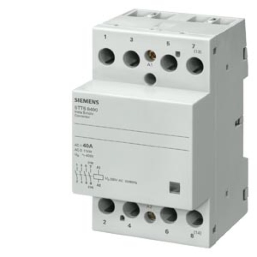 INSTA contactor with 4 NC contacts contact for 230V 400V AC 63A activati