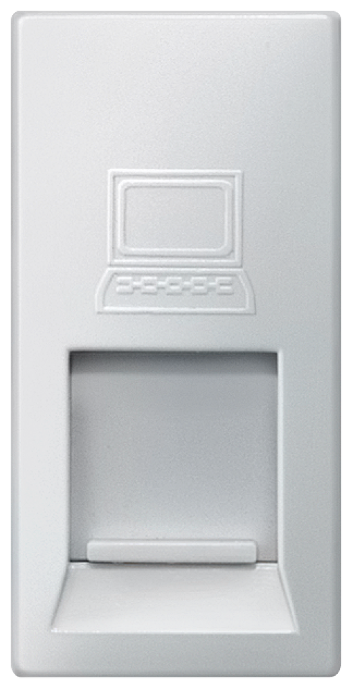 DELTA msystem mod jack UAE connection socket CAT5 RJ45 88 with shutter alu