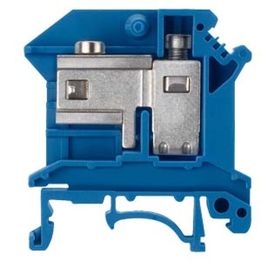 N conductor isolating terminal with screw terminal crosssection 10 mm2 wid
