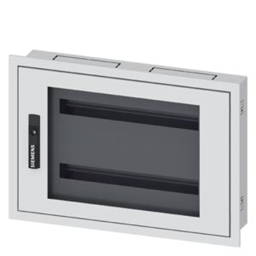 ALPHA 125 wallmounted cabinet Flushmounting with distribution board pane