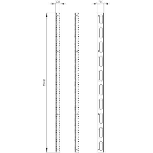 ALPHA 630 Universal Stay H2000 Vertical 2 units