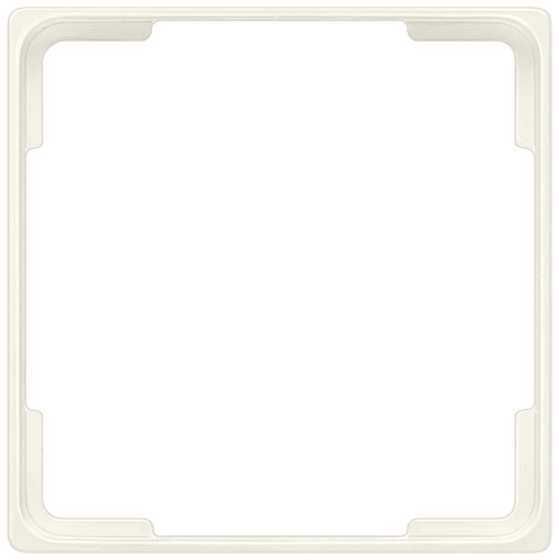 DELTA style platinum metallic intermediate frame for installation of 65x65mm 