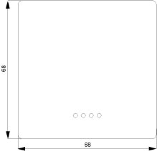 DELTA style rocker window platinum metallic