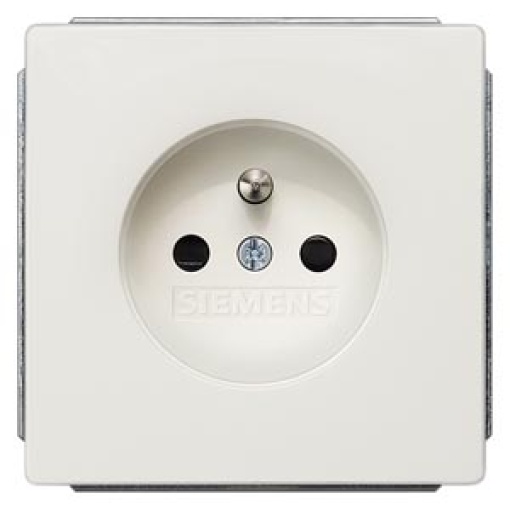 DELTA style socket outlet with center grounding pin with incr touch protecti