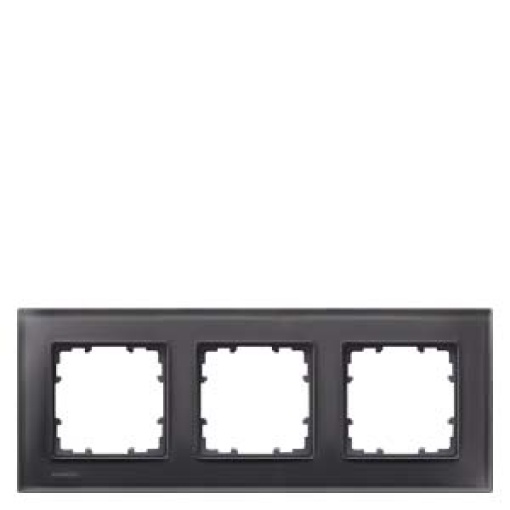 DELTA miro glass black frame triple