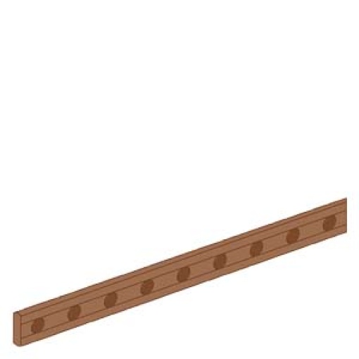 ALPHA 630 UNIVERSAL copper busbar L1300 mm 30 x 10 mm drilled